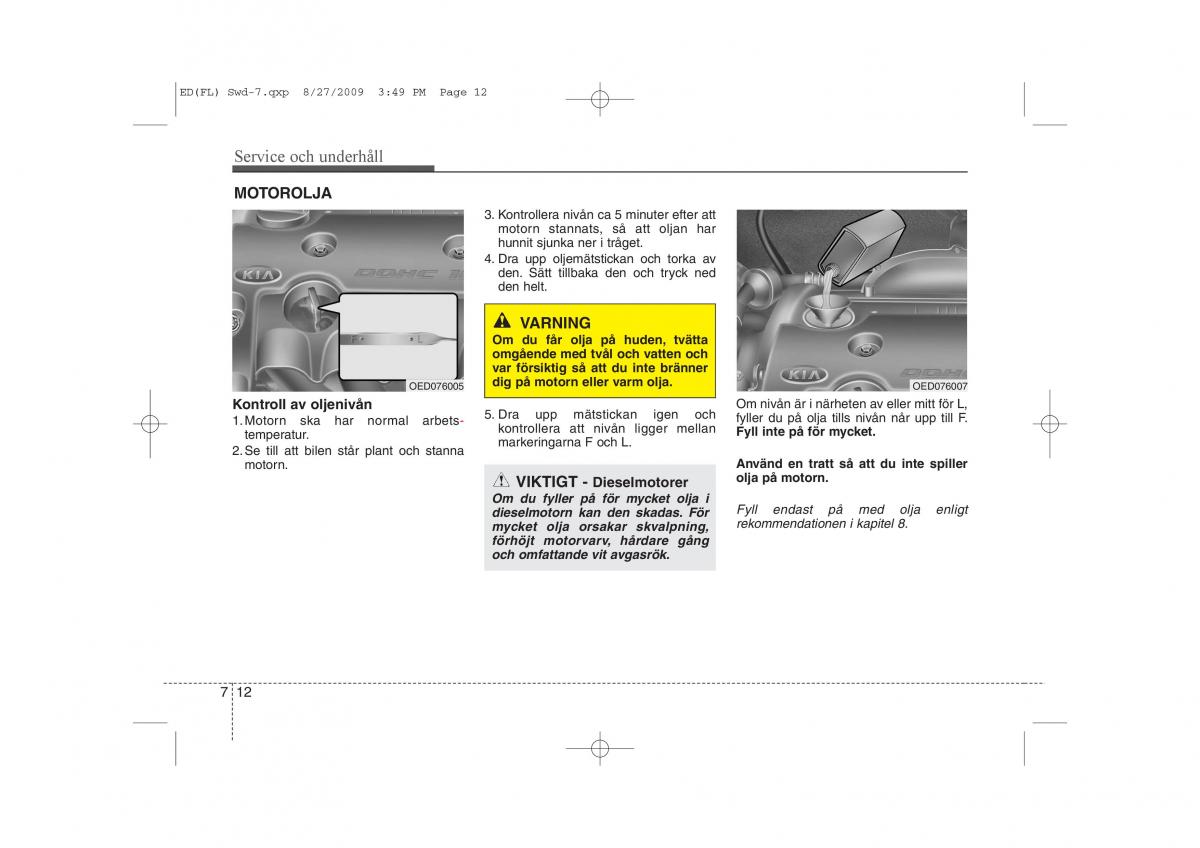 KIA Ceed I 1 instruktionsbok / page 269