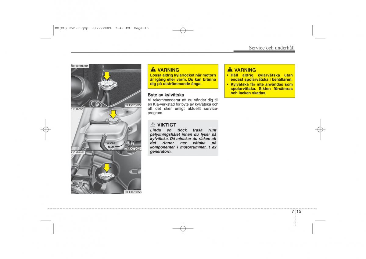 KIA Ceed I 1 instruktionsbok / page 272