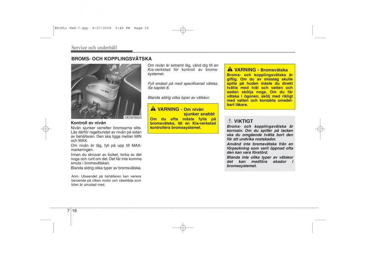 KIA Ceed I 1 instruktionsbok / page 273