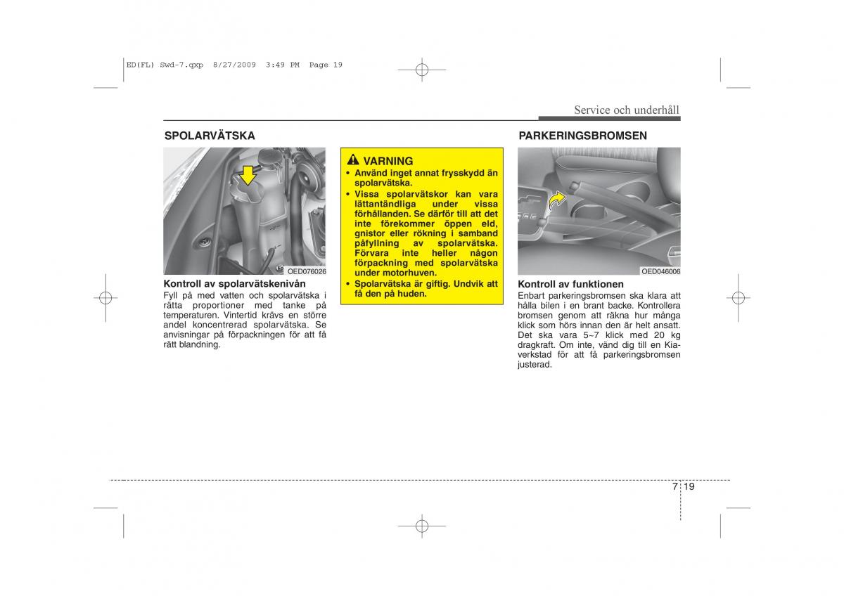 KIA Ceed I 1 instruktionsbok / page 276