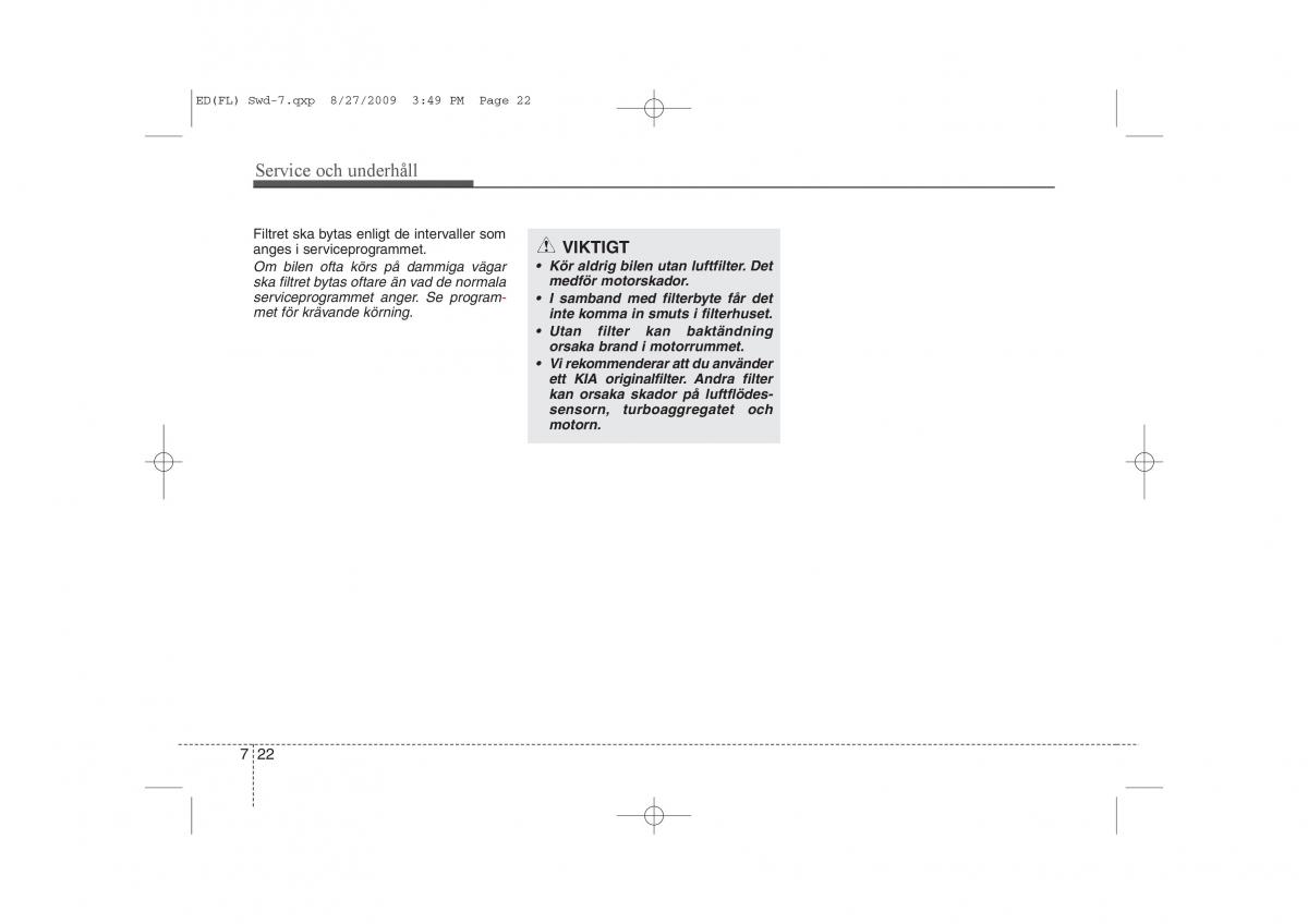 KIA Ceed I 1 instruktionsbok / page 279