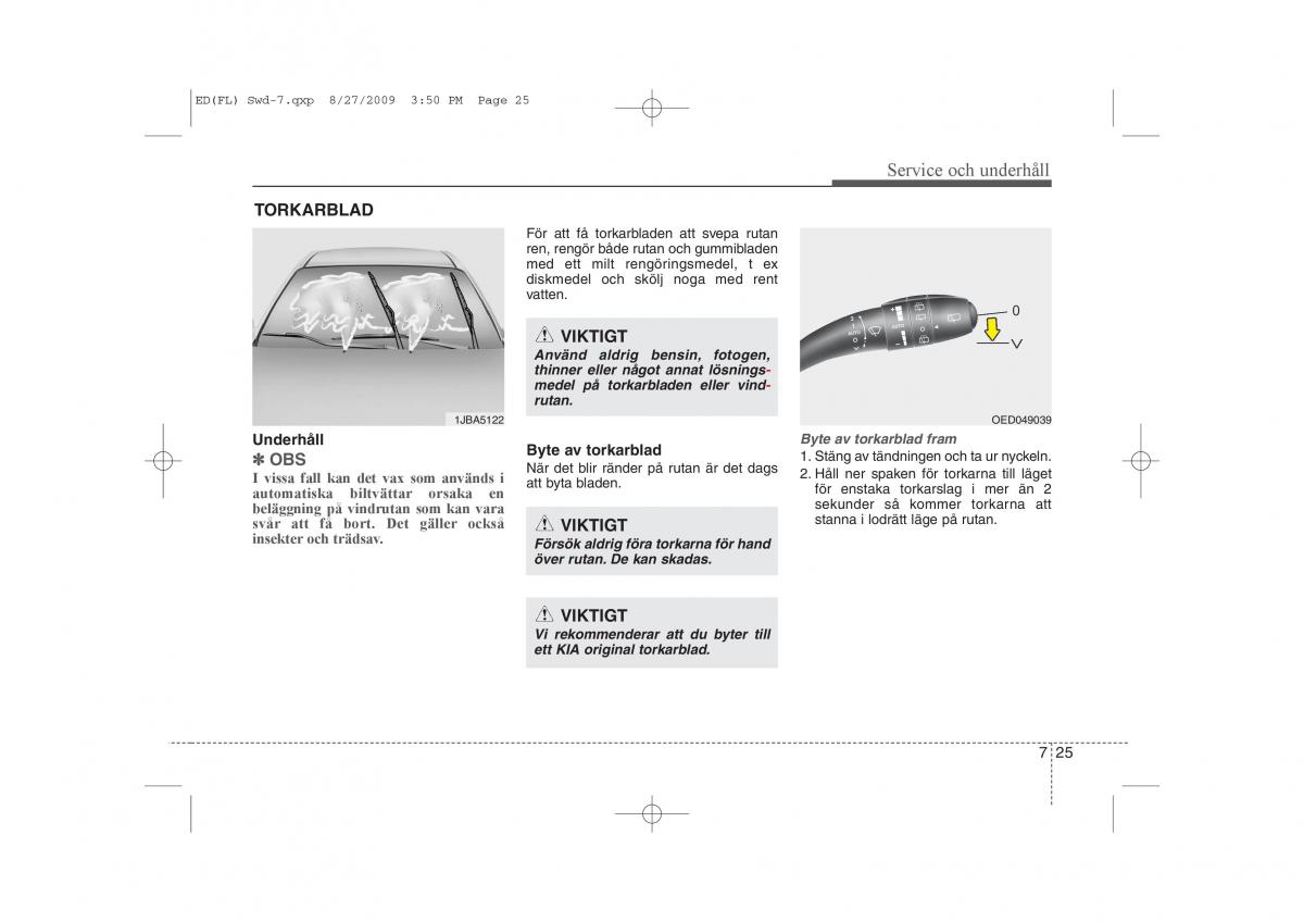 KIA Ceed I 1 instruktionsbok / page 282