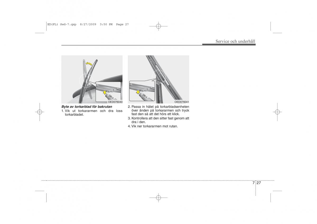 KIA Ceed I 1 instruktionsbok / page 284