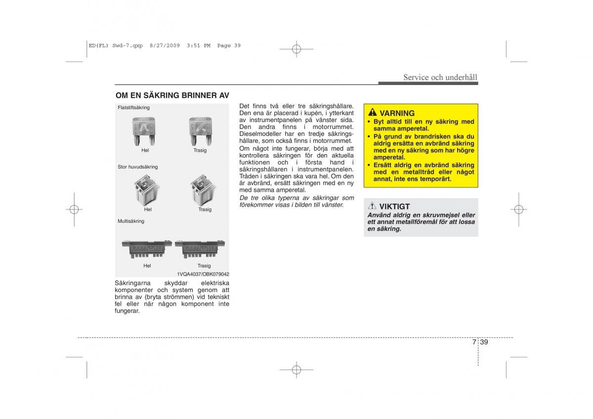 KIA Ceed I 1 instruktionsbok / page 296