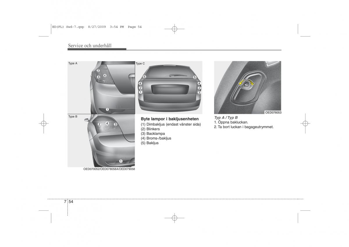 KIA Ceed I 1 instruktionsbok / page 311