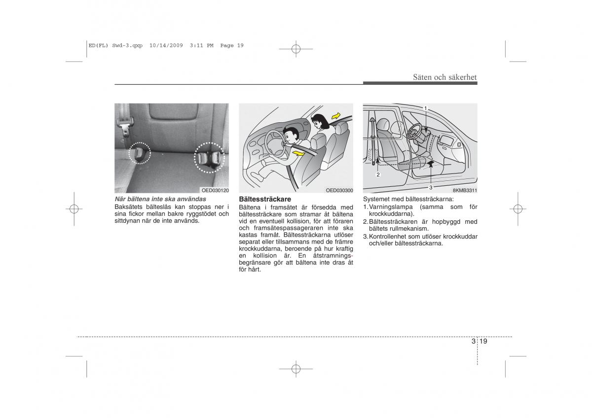 KIA Ceed I 1 instruktionsbok / page 32