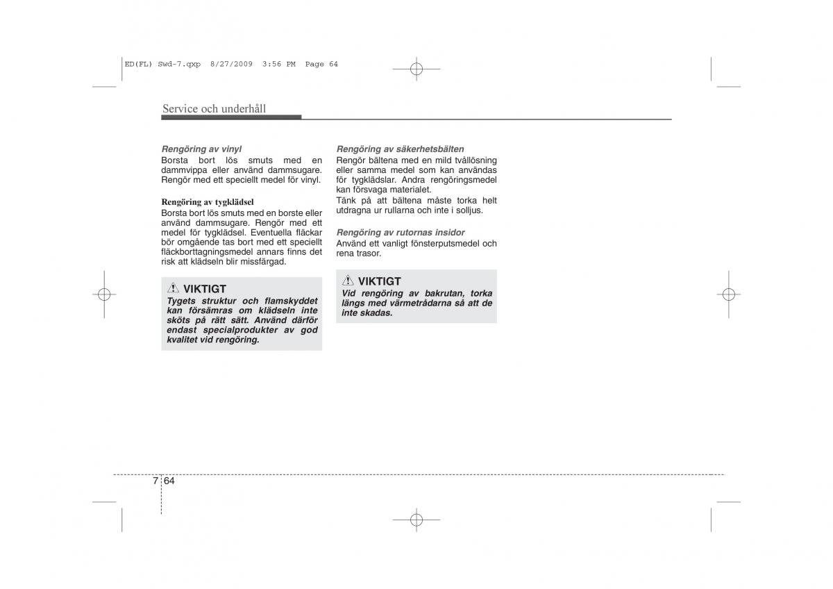 KIA Ceed I 1 instruktionsbok / page 321