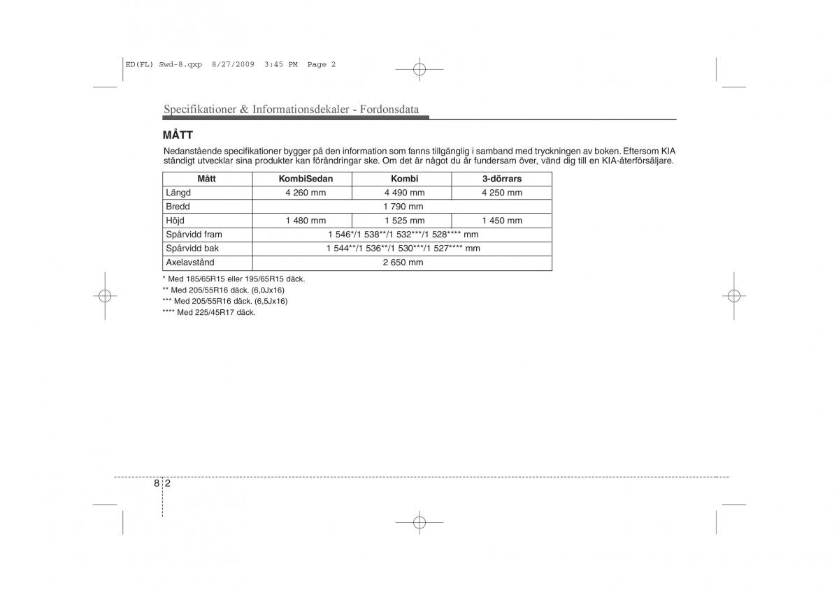 KIA Ceed I 1 instruktionsbok / page 327