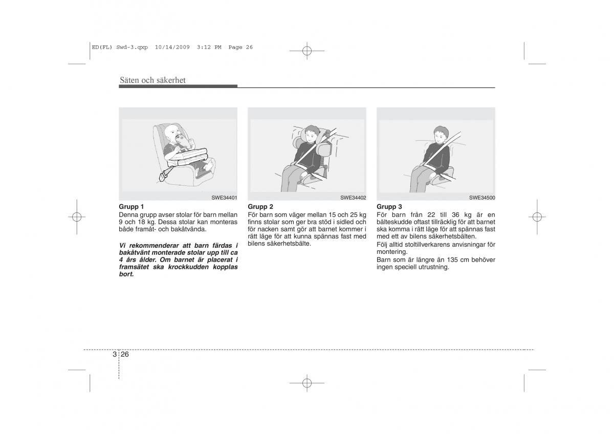 KIA Ceed I 1 instruktionsbok / page 39