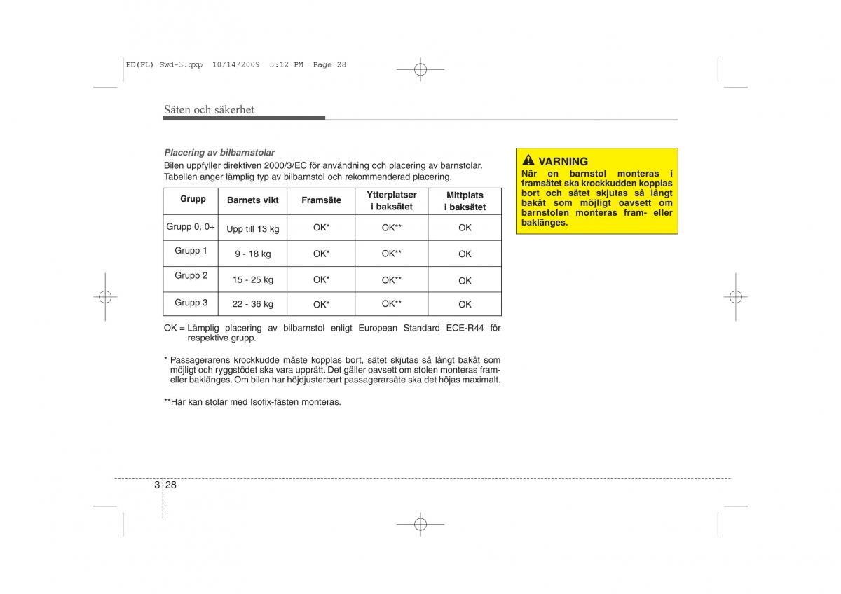 KIA Ceed I 1 instruktionsbok / page 41