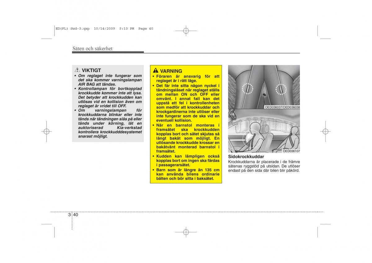 KIA Ceed I 1 instruktionsbok / page 53