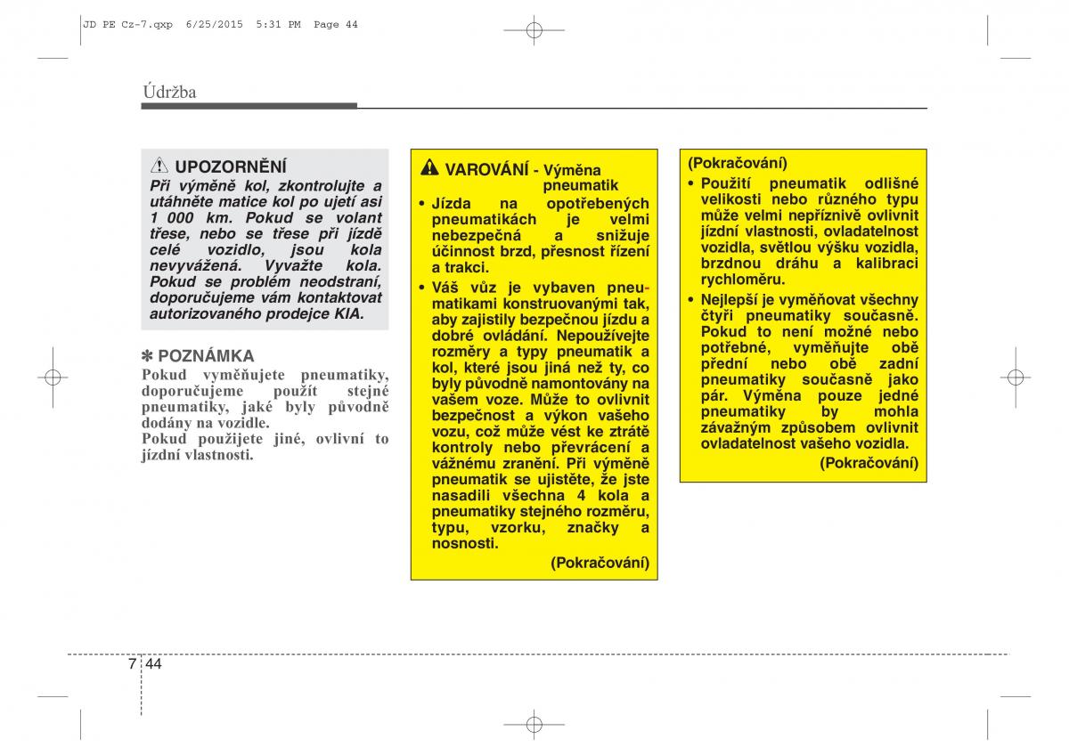 KIA Ceed II 2 navod k obsludze / page 547