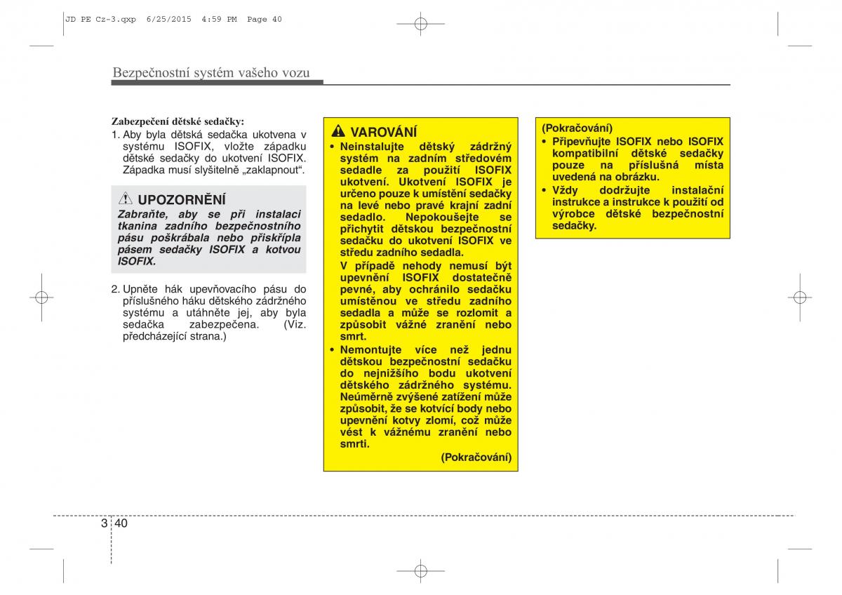 KIA Ceed II 2 navod k obsludze / page 57