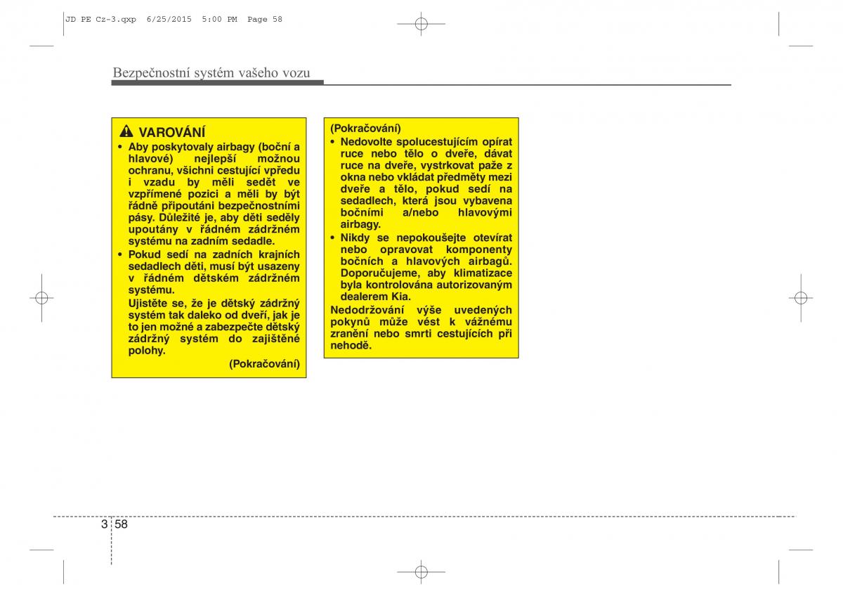 KIA Ceed II 2 navod k obsludze / page 75