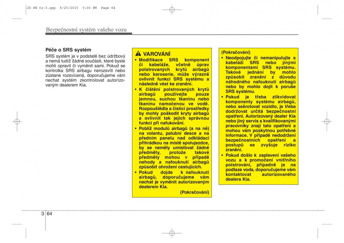 KIA Ceed II 2 navod k obsludze / page 81