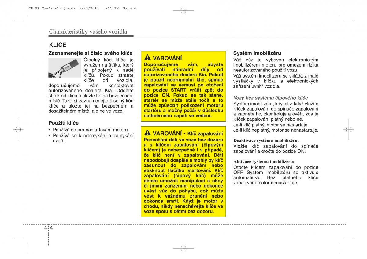 KIA Ceed II 2 navod k obsludze / page 87