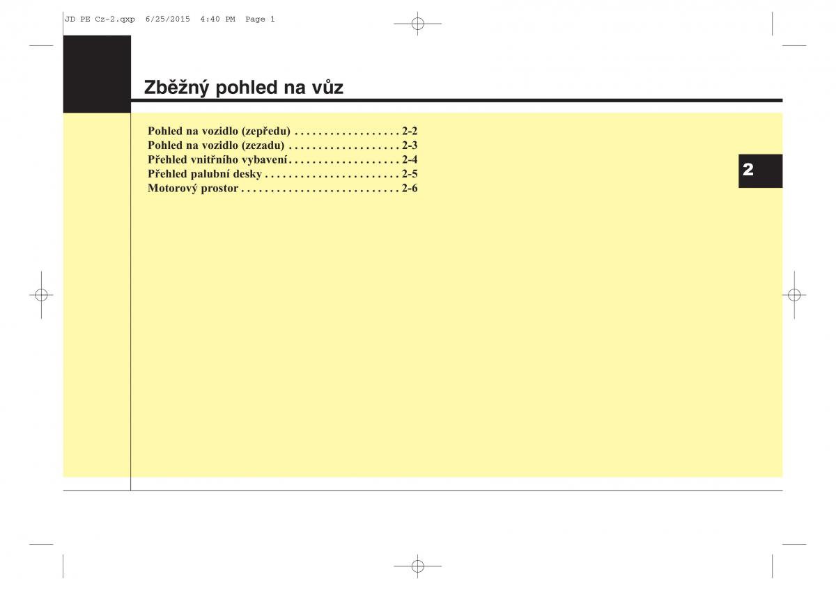 KIA Ceed II 2 navod k obsludze / page 9