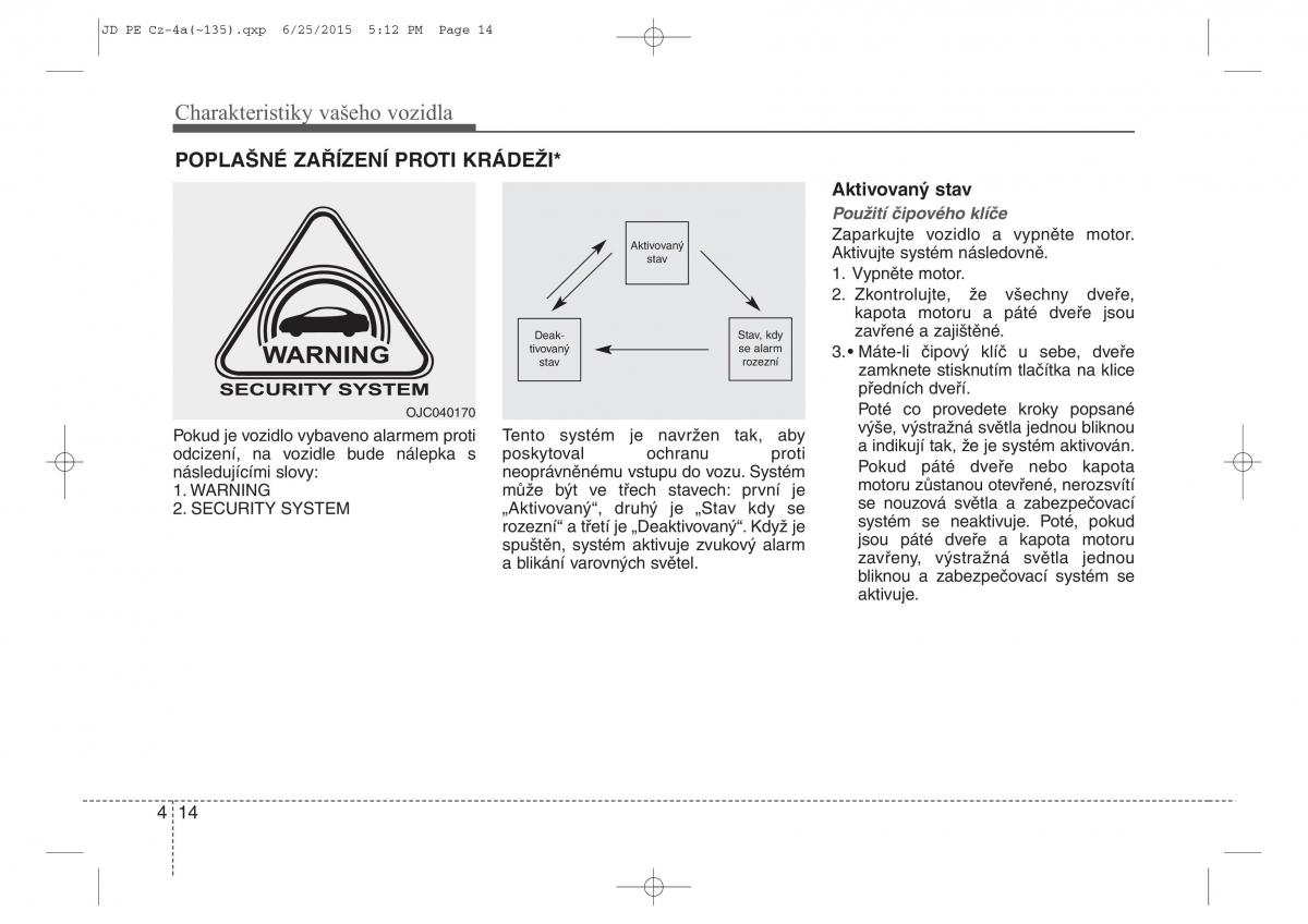 KIA Ceed II 2 navod k obsludze / page 97