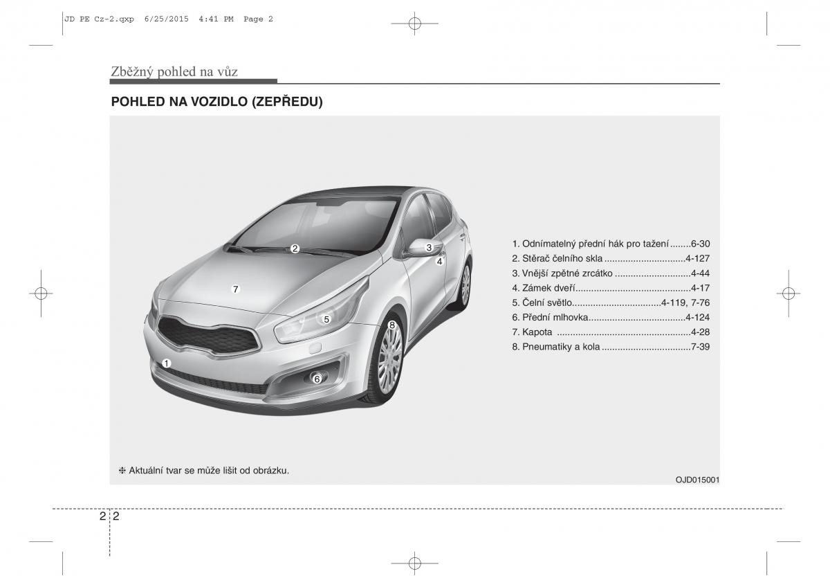 KIA Ceed II 2 navod k obsludze / page 10