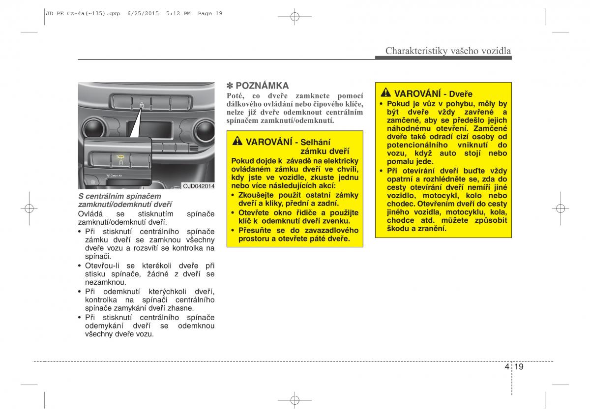 KIA Ceed II 2 navod k obsludze / page 102