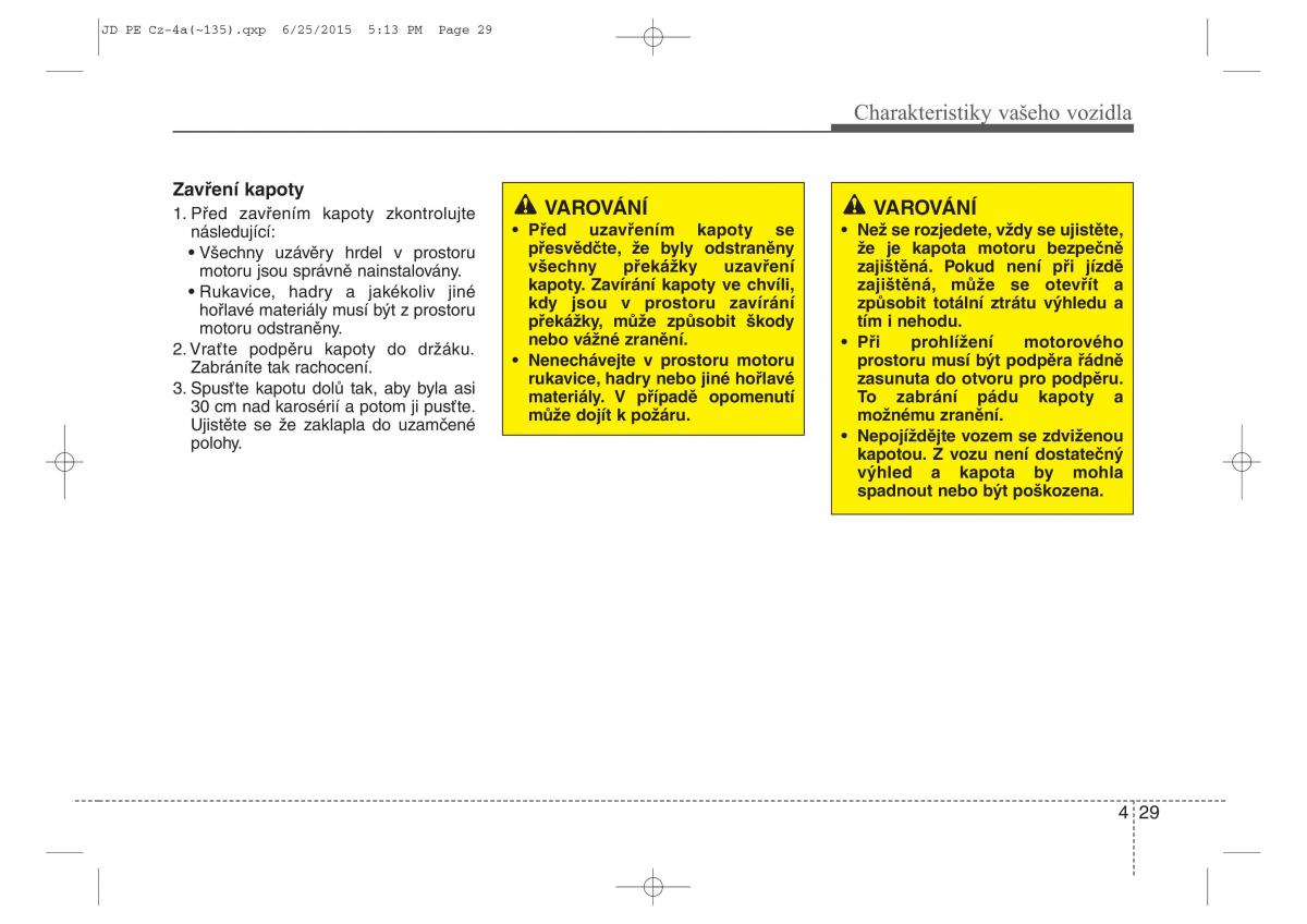 KIA Ceed II 2 navod k obsludze / page 112