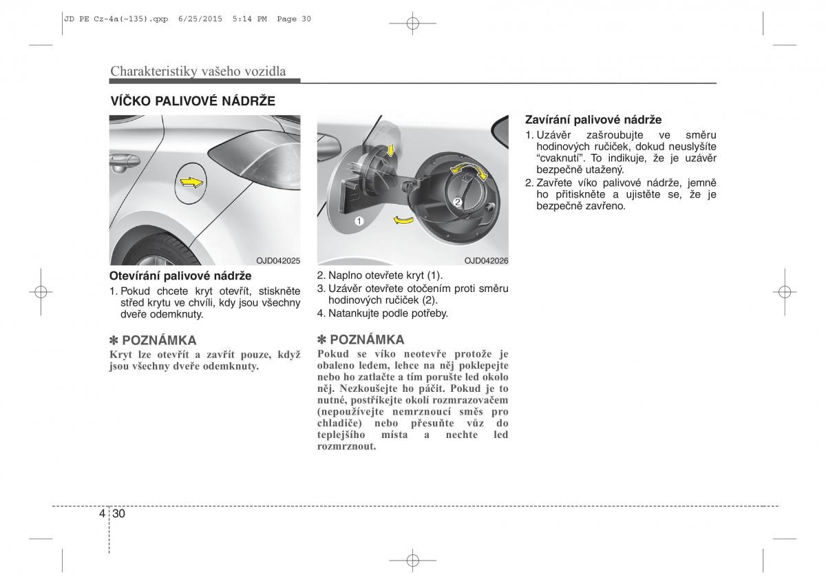 KIA Ceed II 2 navod k obsludze / page 113