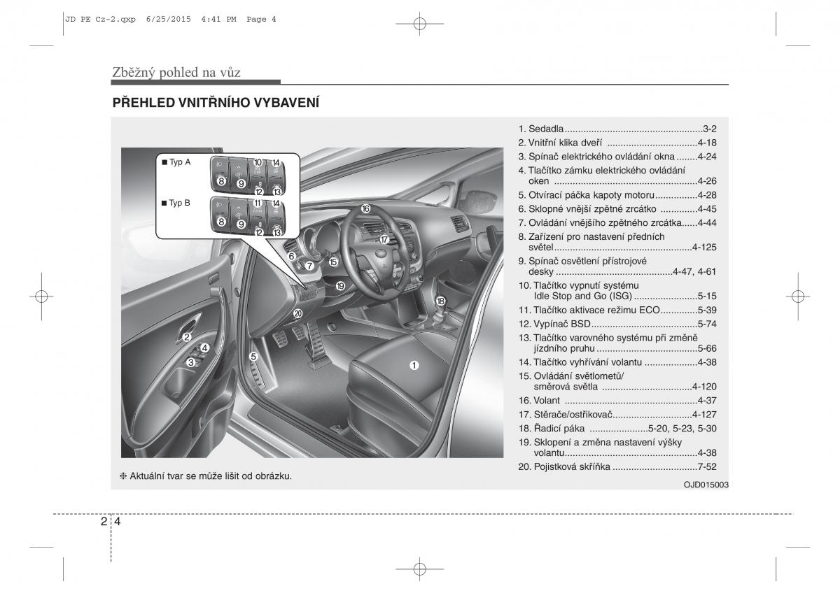 KIA Ceed II 2 navod k obsludze / page 12