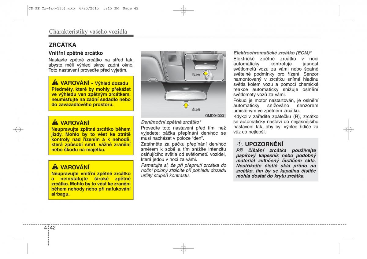 KIA Ceed II 2 navod k obsludze / page 125