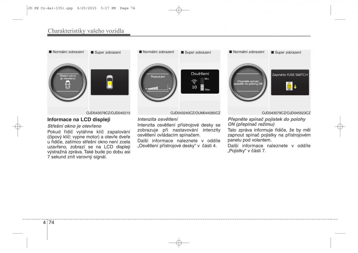 KIA Ceed II 2 navod k obsludze / page 157