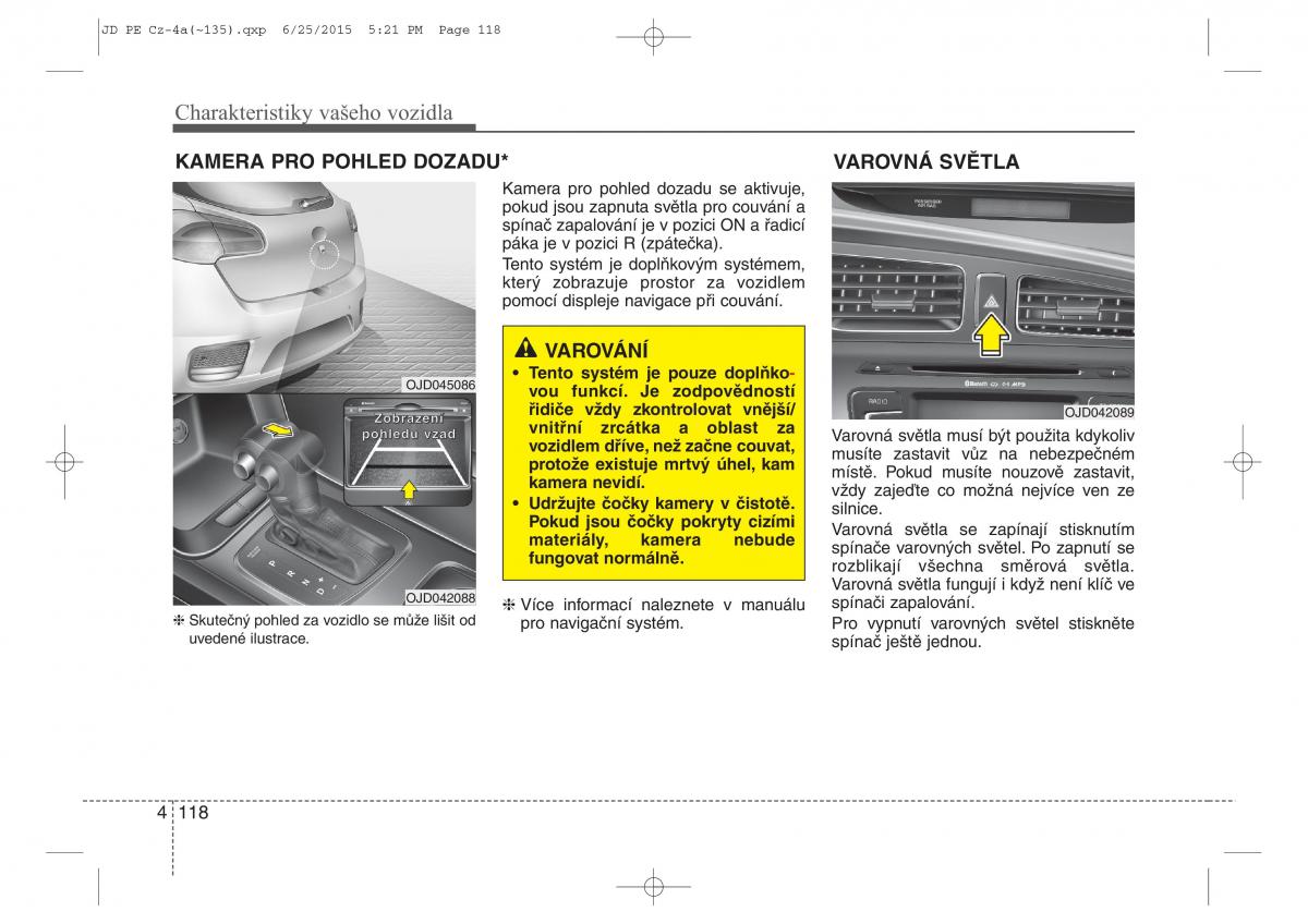 KIA Ceed II 2 navod k obsludze / page 201