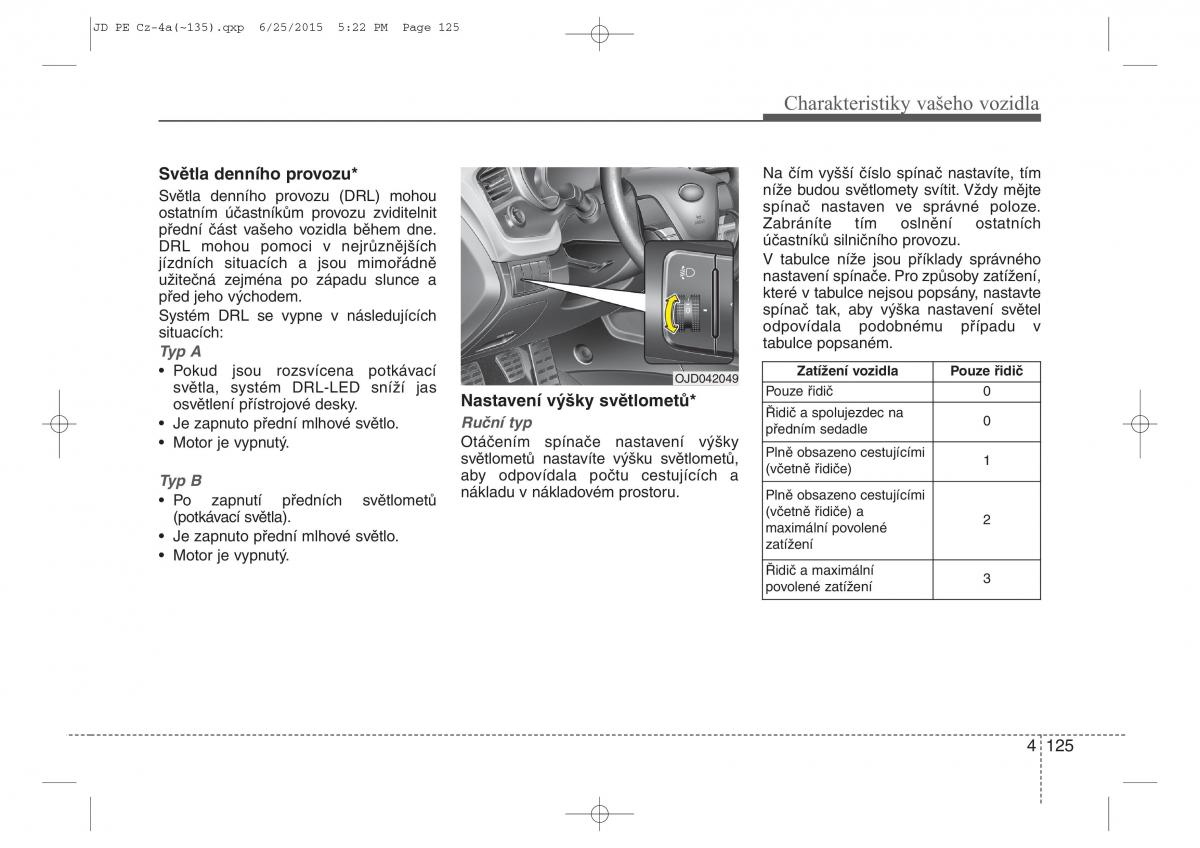 KIA Ceed II 2 navod k obsludze / page 208