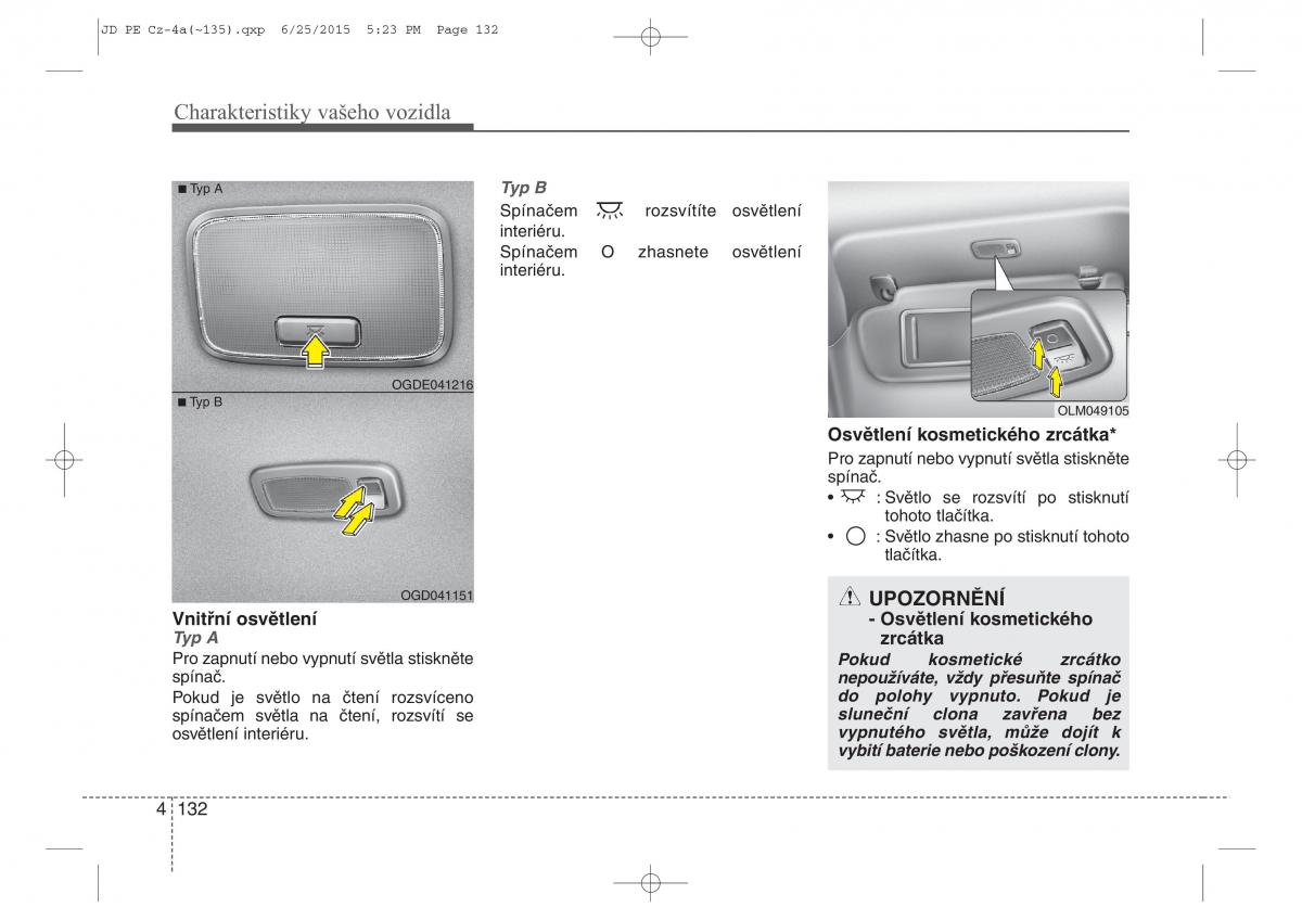 KIA Ceed II 2 navod k obsludze / page 215