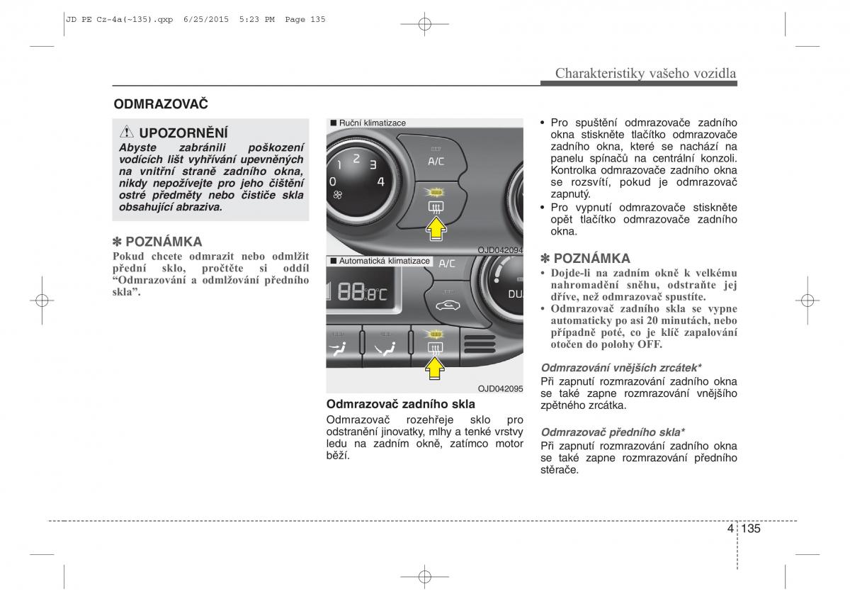 KIA Ceed II 2 navod k obsludze / page 218