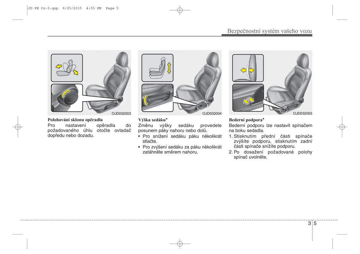 KIA Ceed II 2 navod k obsludze / page 22