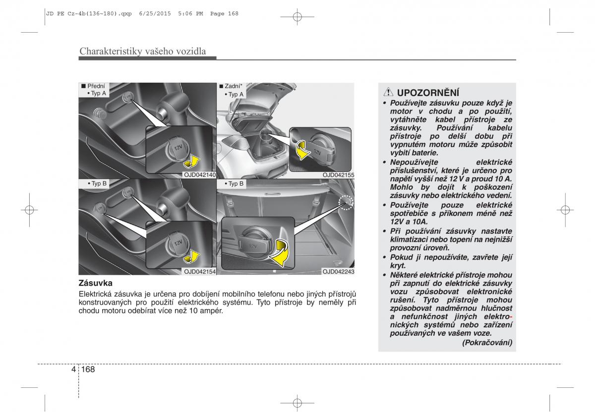 KIA Ceed II 2 navod k obsludze / page 251