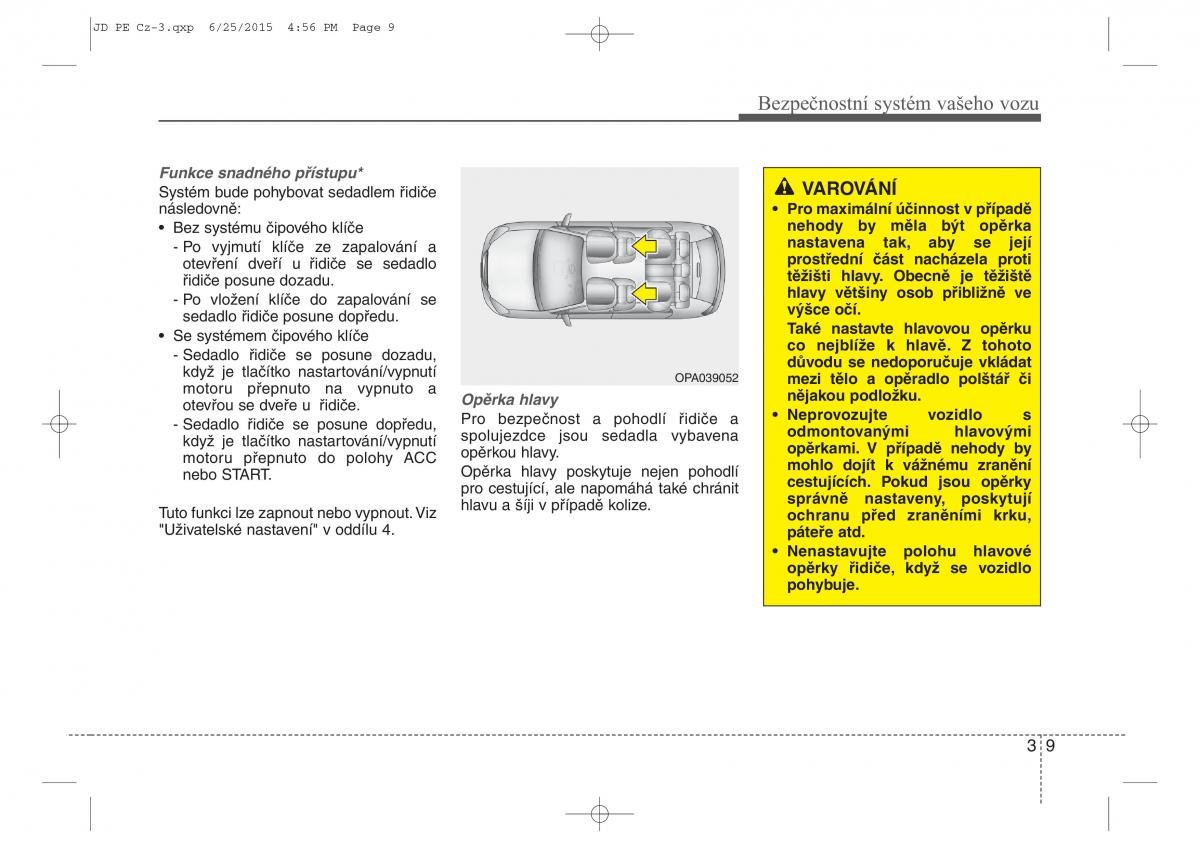 KIA Ceed II 2 navod k obsludze / page 26