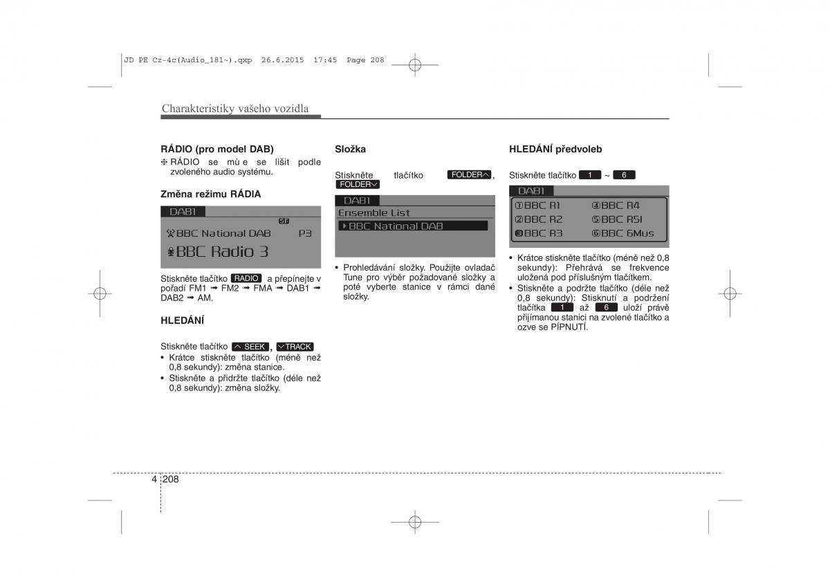 KIA Ceed II 2 navod k obsludze / page 291