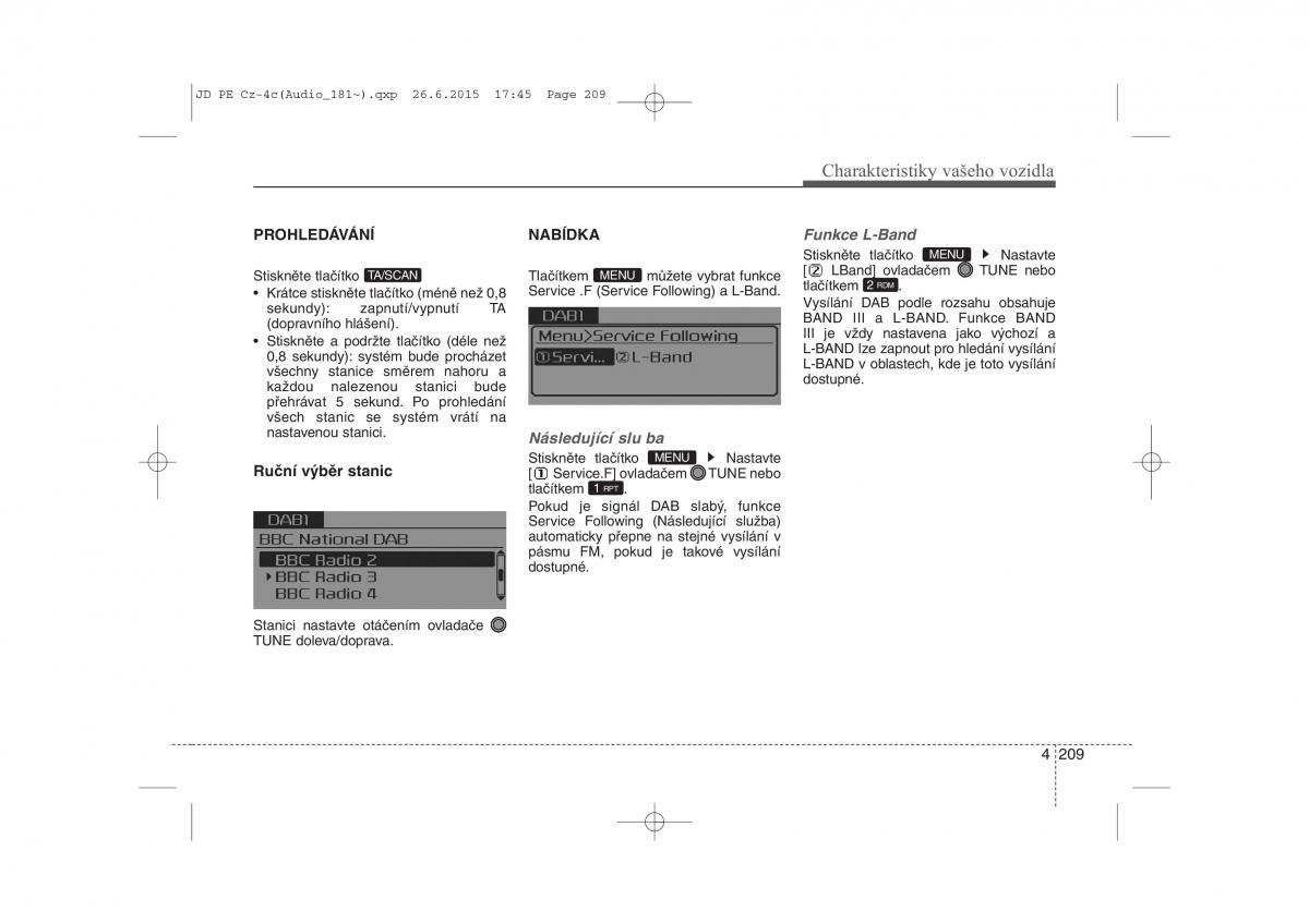 KIA Ceed II 2 navod k obsludze / page 292