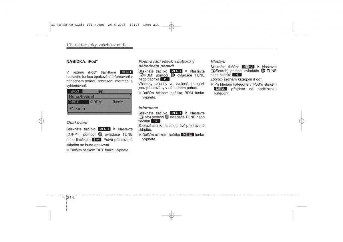 KIA Ceed II 2 navod k obsludze / page 297