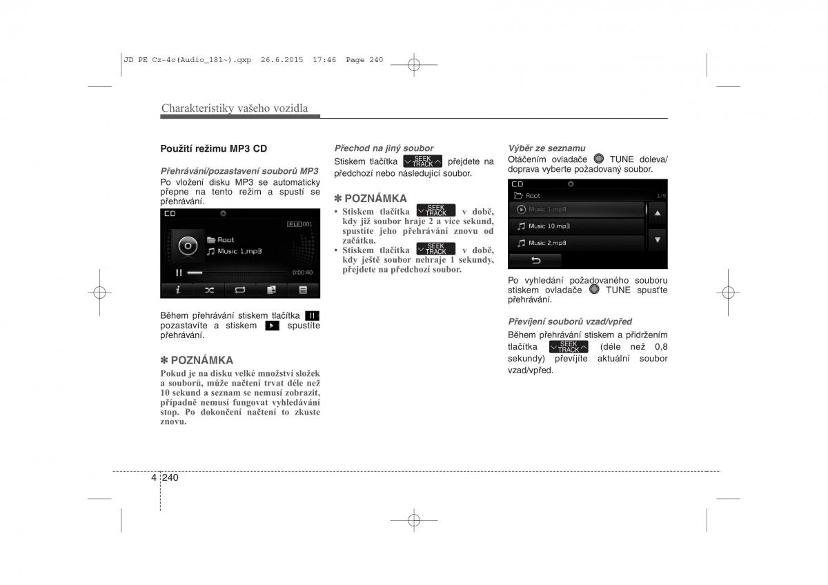 KIA Ceed II 2 navod k obsludze / page 323