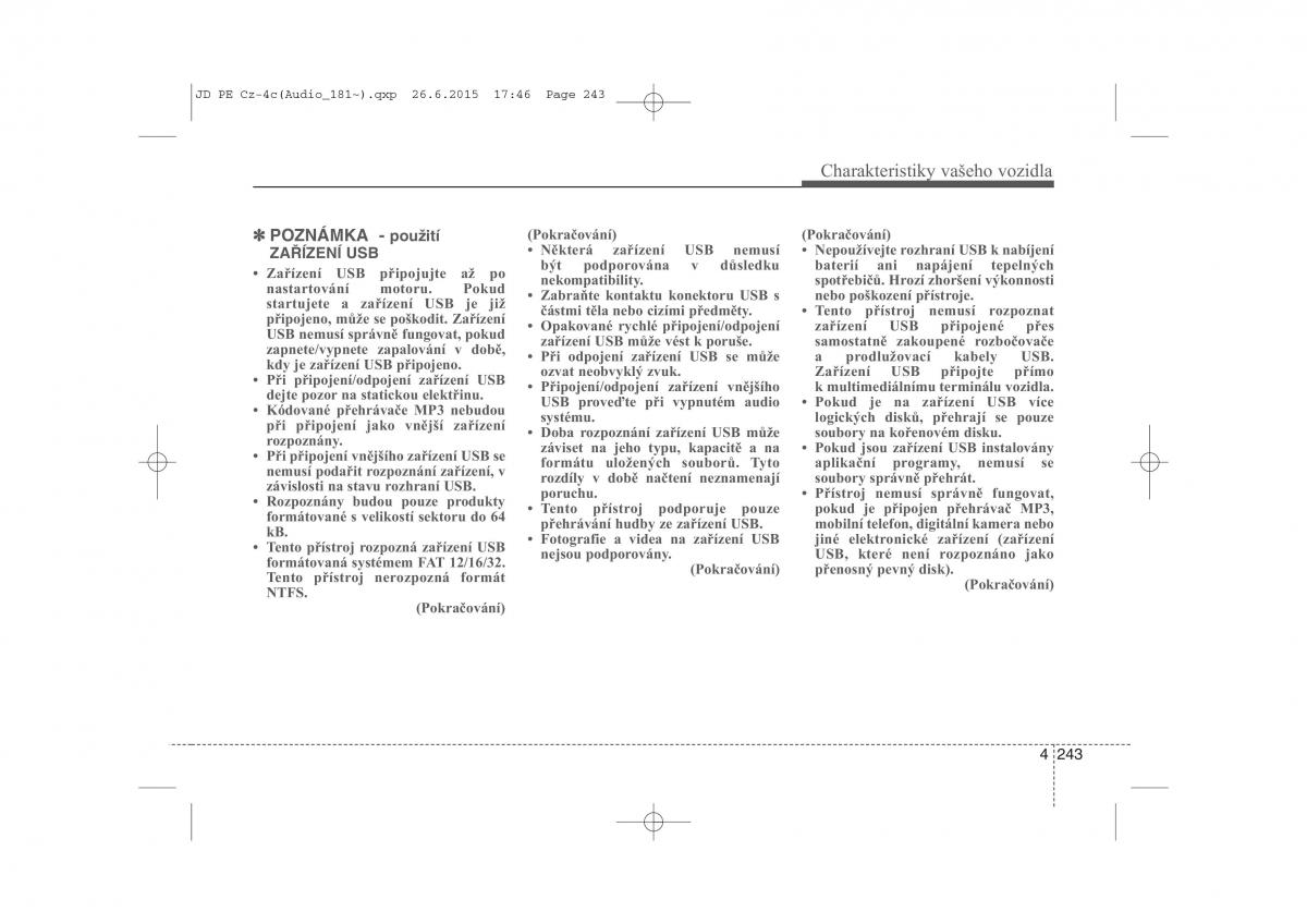 KIA Ceed II 2 navod k obsludze / page 326