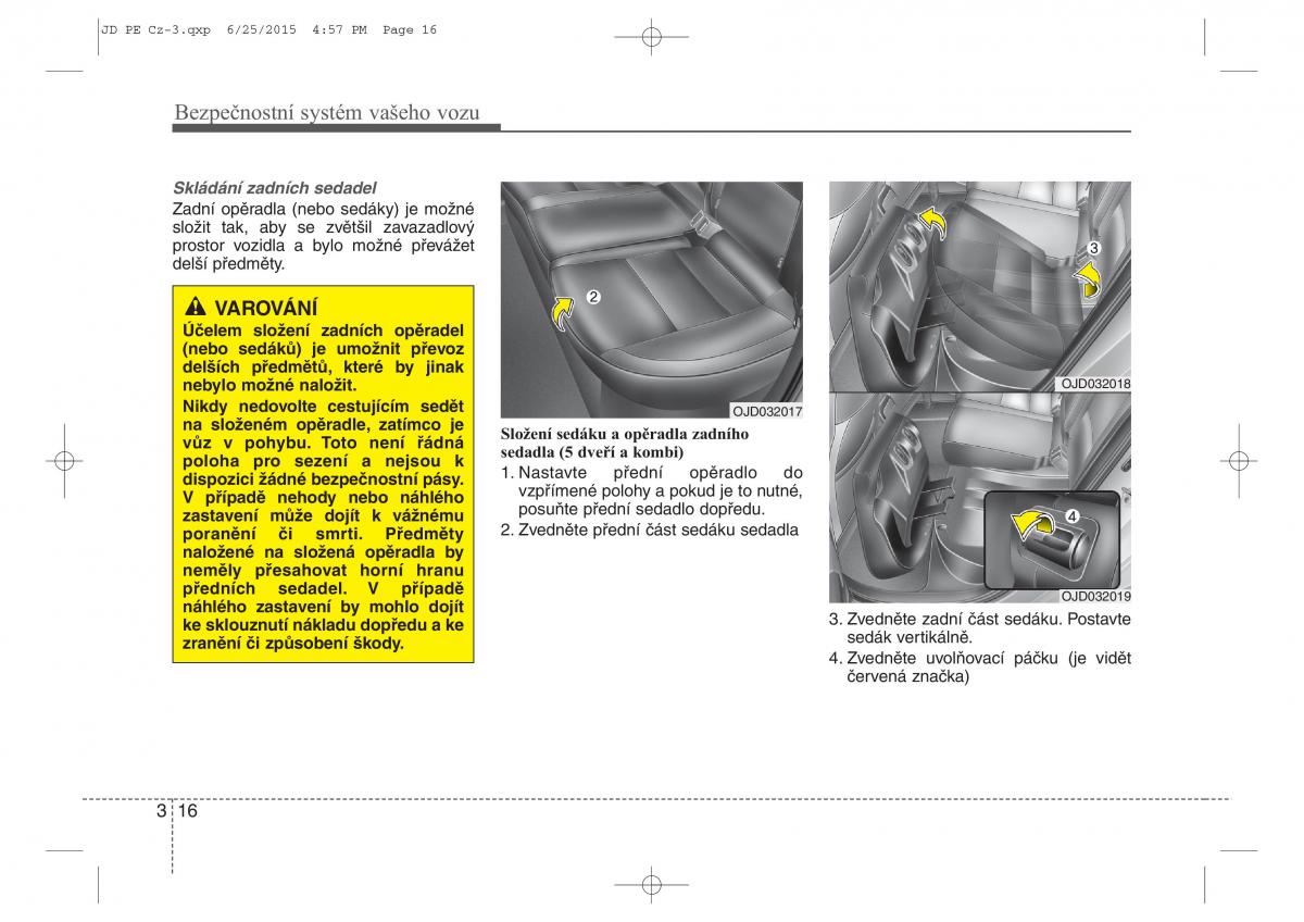 KIA Ceed II 2 navod k obsludze / page 33