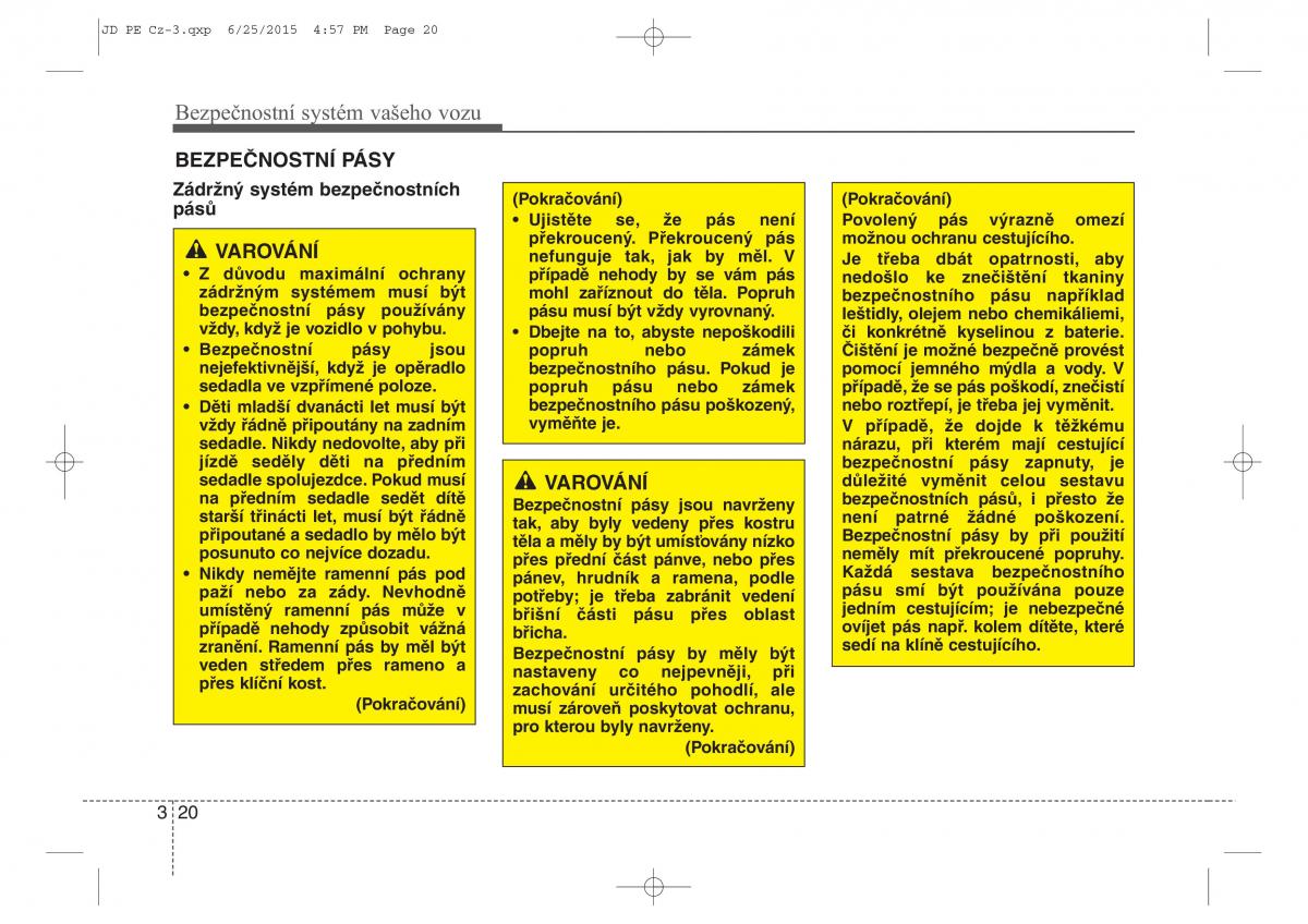 KIA Ceed II 2 navod k obsludze / page 37