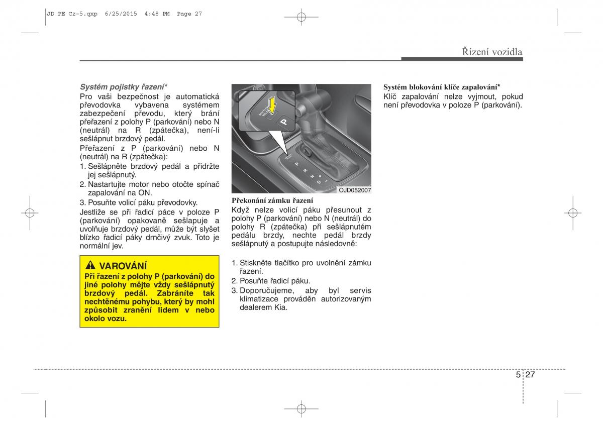 KIA Ceed II 2 navod k obsludze / page 397