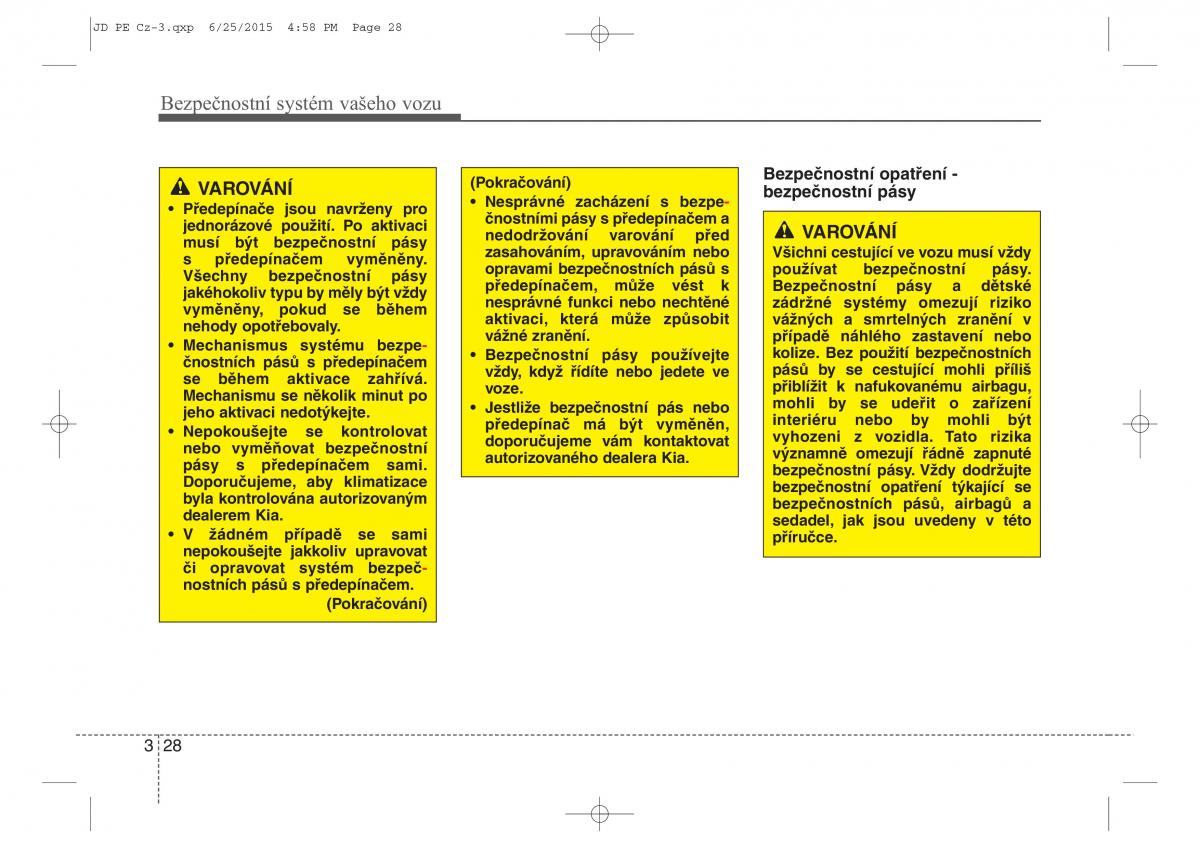 KIA Ceed II 2 navod k obsludze / page 45