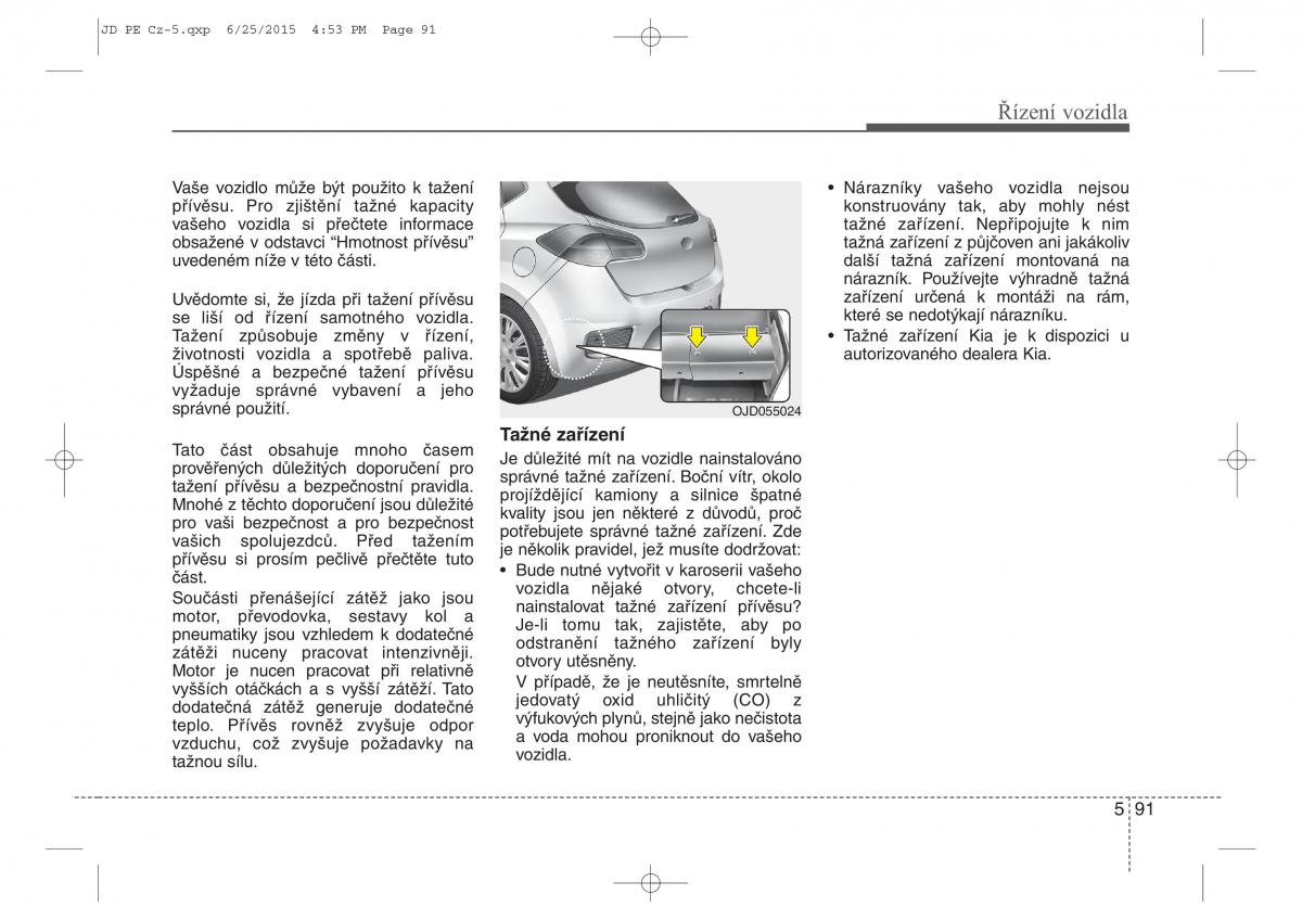 KIA Ceed II 2 navod k obsludze / page 461