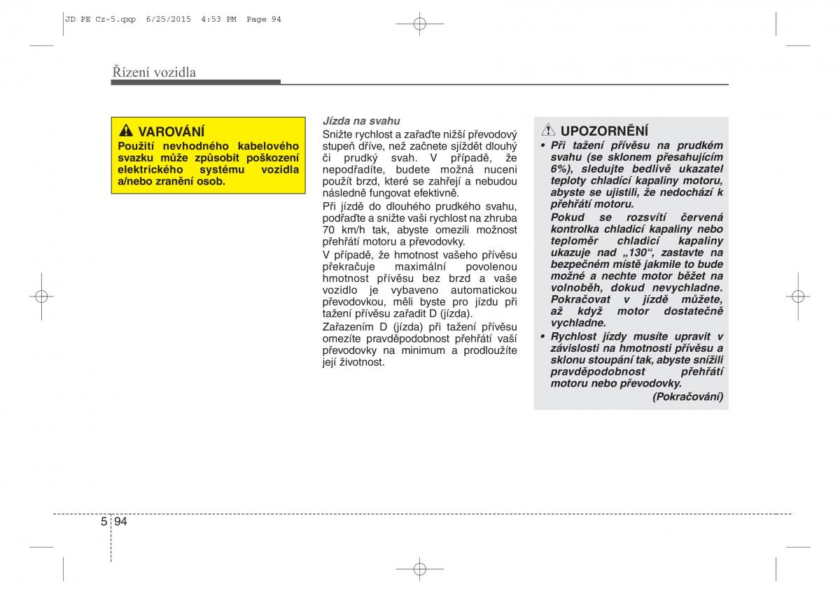 KIA Ceed II 2 navod k obsludze / page 464