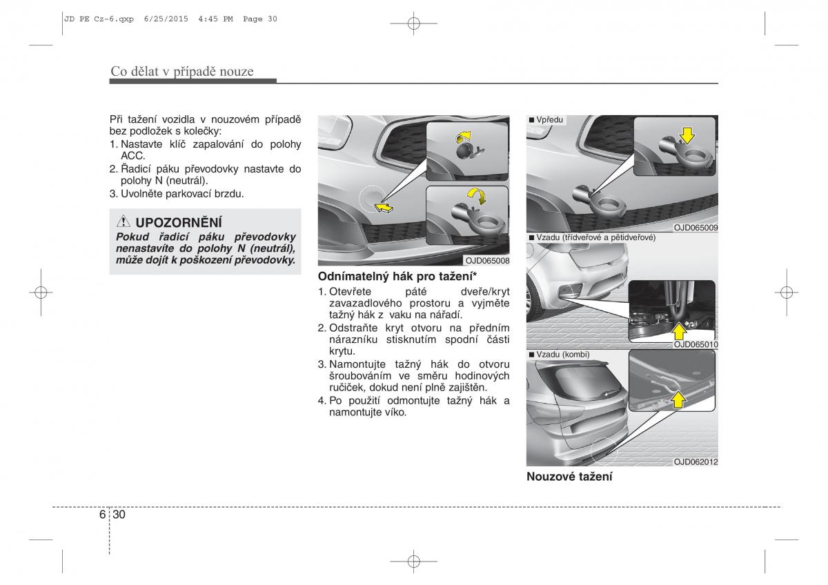 KIA Ceed II 2 navod k obsludze / page 501