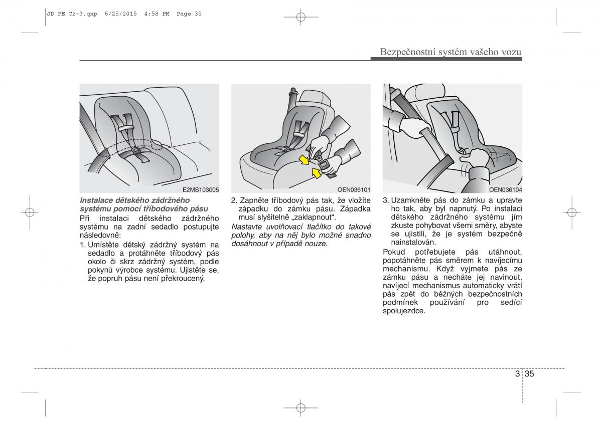 KIA Ceed II 2 navod k obsludze / page 52