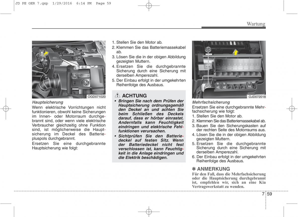 KIA Ceed II 2 Handbuch / page 611